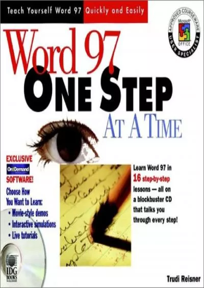 (DOWNLOAD)-Word 97 One Step at a Time