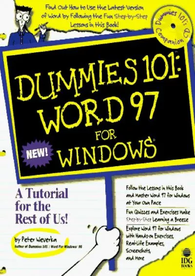 (READ)-Dummies 101: Word 97 for Windows (For Dummies)