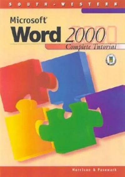 (BOOS)-Microsoft Word 2000: Complete Tutorial (with Data CD-ROM) (Tutorial Series)