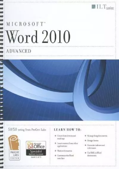 (DOWNLOAD)-Word 2010: Advanced + Certblaster + Data