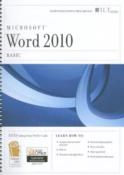 (BOOK)-Word 2010: Basic + Certblaster