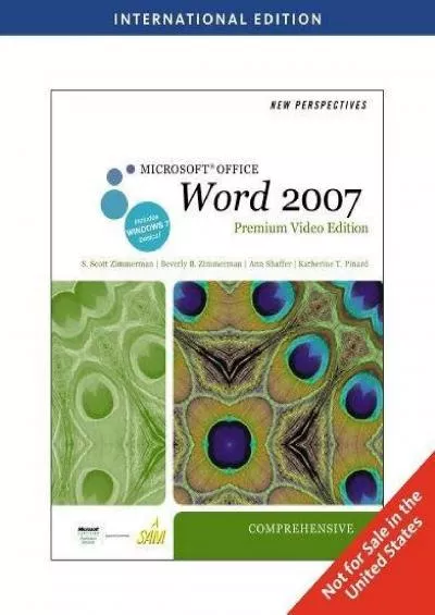 (EBOOK)-New Perspectives on Microsoft (R) Office Word 2007, Comprehensive, Premium Video Edition, International Edition