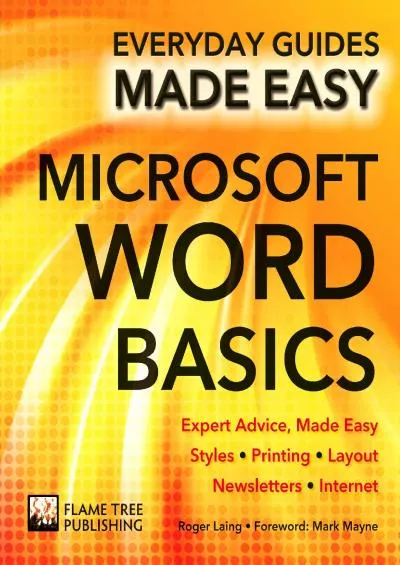 (BOOK)-Microsoft Word Basics (eBook): Expert Advice, Made Easy (Everyday Guides Made Easy)