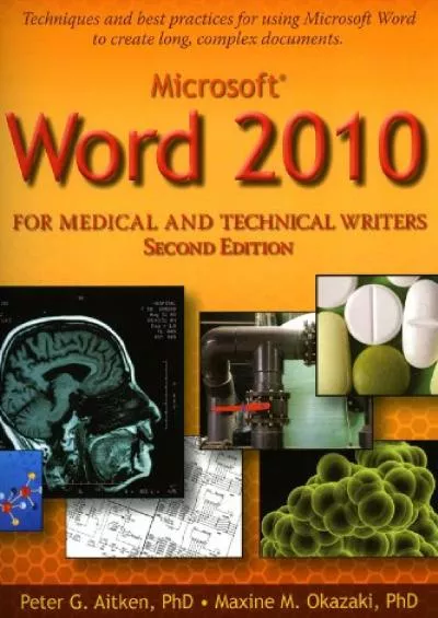 (EBOOK)-Microsoft Word 2010 for Medical and Technical Writers