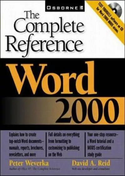 (BOOS)-Word 2000: The Complete Reference