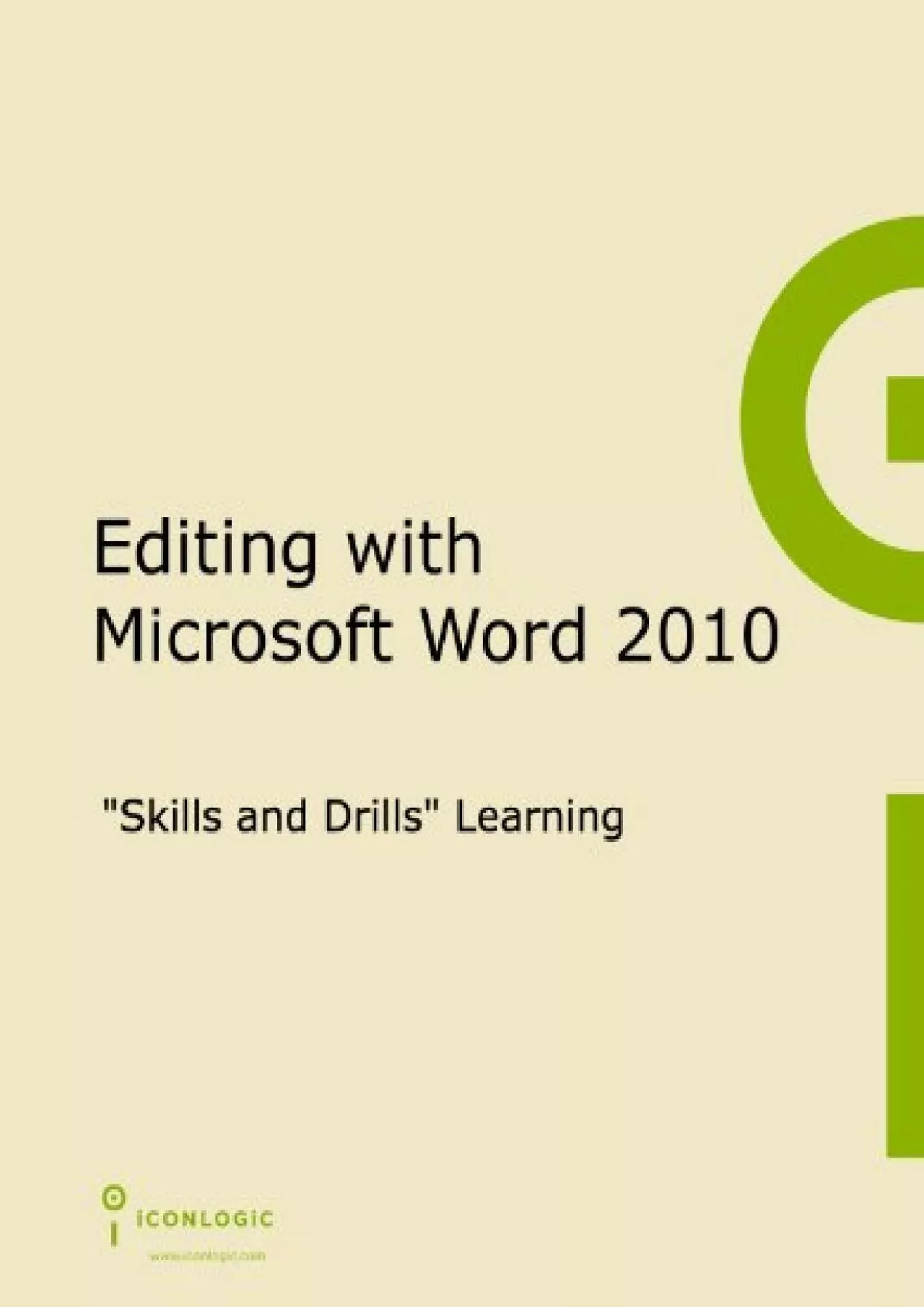 PDF-(BOOK)-Editing with Microsoft Word 2010