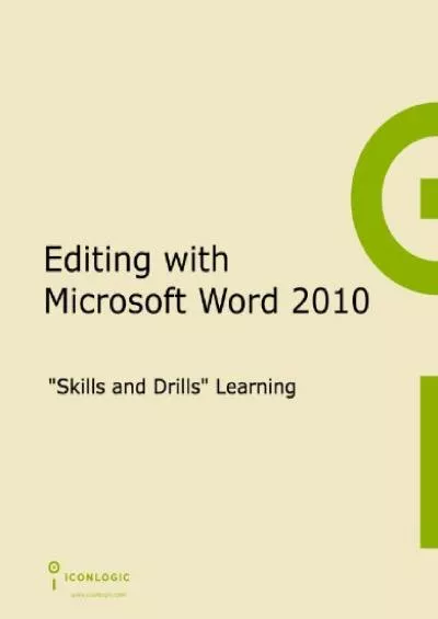 (BOOK)-Editing with Microsoft Word 2010