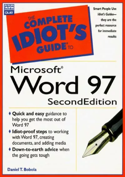 (DOWNLOAD)-Complete Idiot\'s Guide to Word 97 (The Complete Idiot\'s Guide)