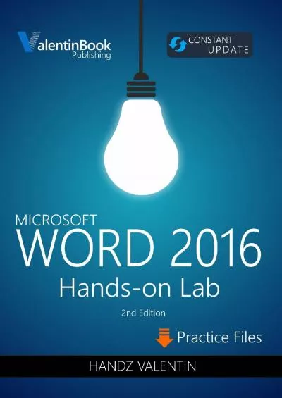 (EBOOK)-Word 2016 Hands-On Lab