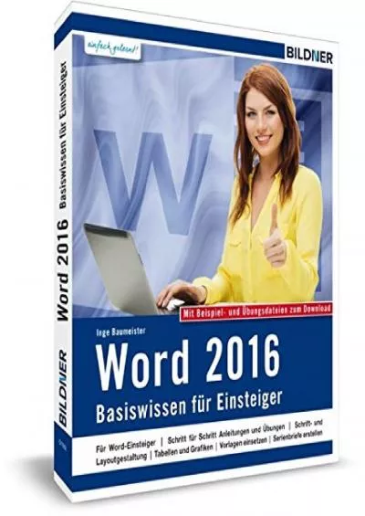 (BOOS)-Word 2016 - Basiswissen für Word-Einsteiger