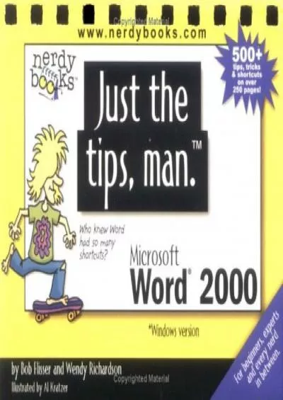 (EBOOK)-Just the tips, man for Microsoft Word 2000