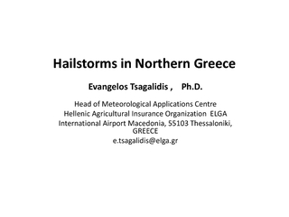 Hailstorms in Northern Greece