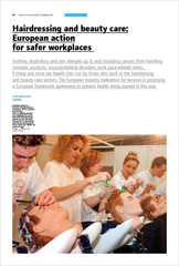 Hairdressing and beauty care:European actionfor safer workplaces Asthm