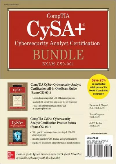 (BOOK)-CompTIA CySA+ Cybersecurity Analyst Certification Bundle (Exam CS0-001)