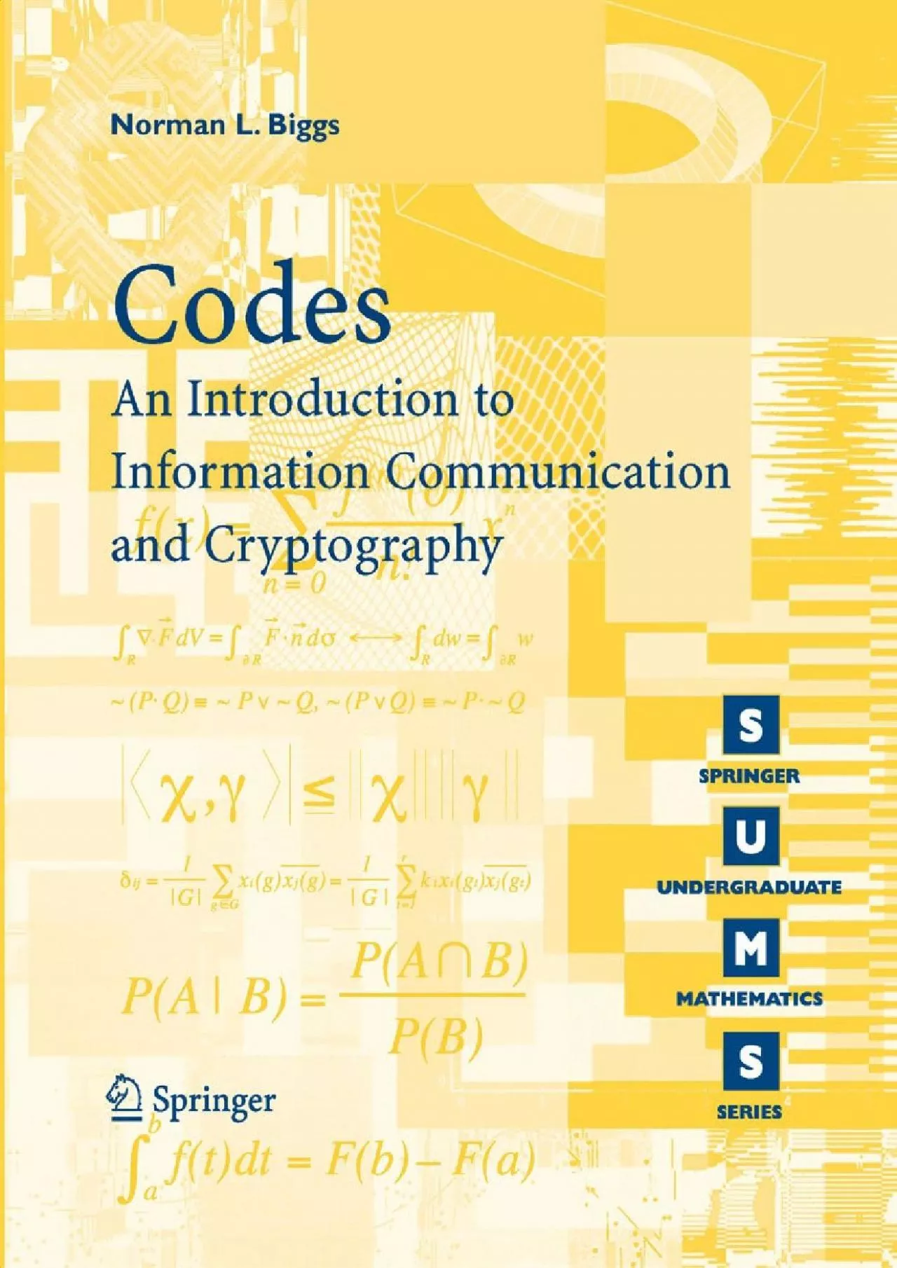 (READ)-Codes: An Introduction to Information Communication and Cryptography (Springer