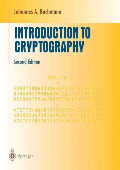 (BOOK)-Introduction to Cryptography (Undergraduate Texts in Mathematics)