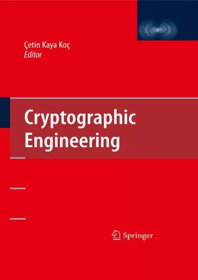 (BOOK)-Cryptographic Engineering