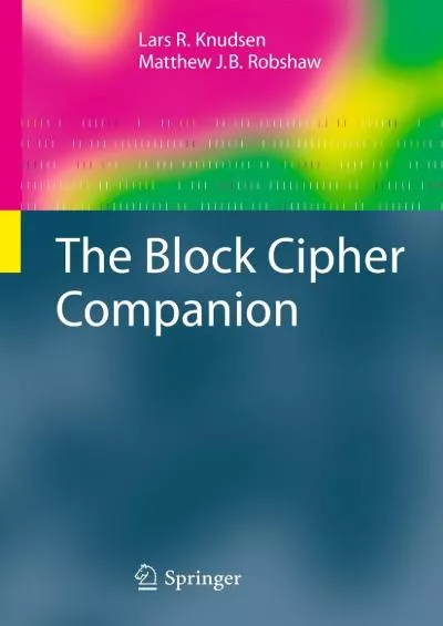 (BOOK)-The Block Cipher Companion (Information Security and Cryptography)