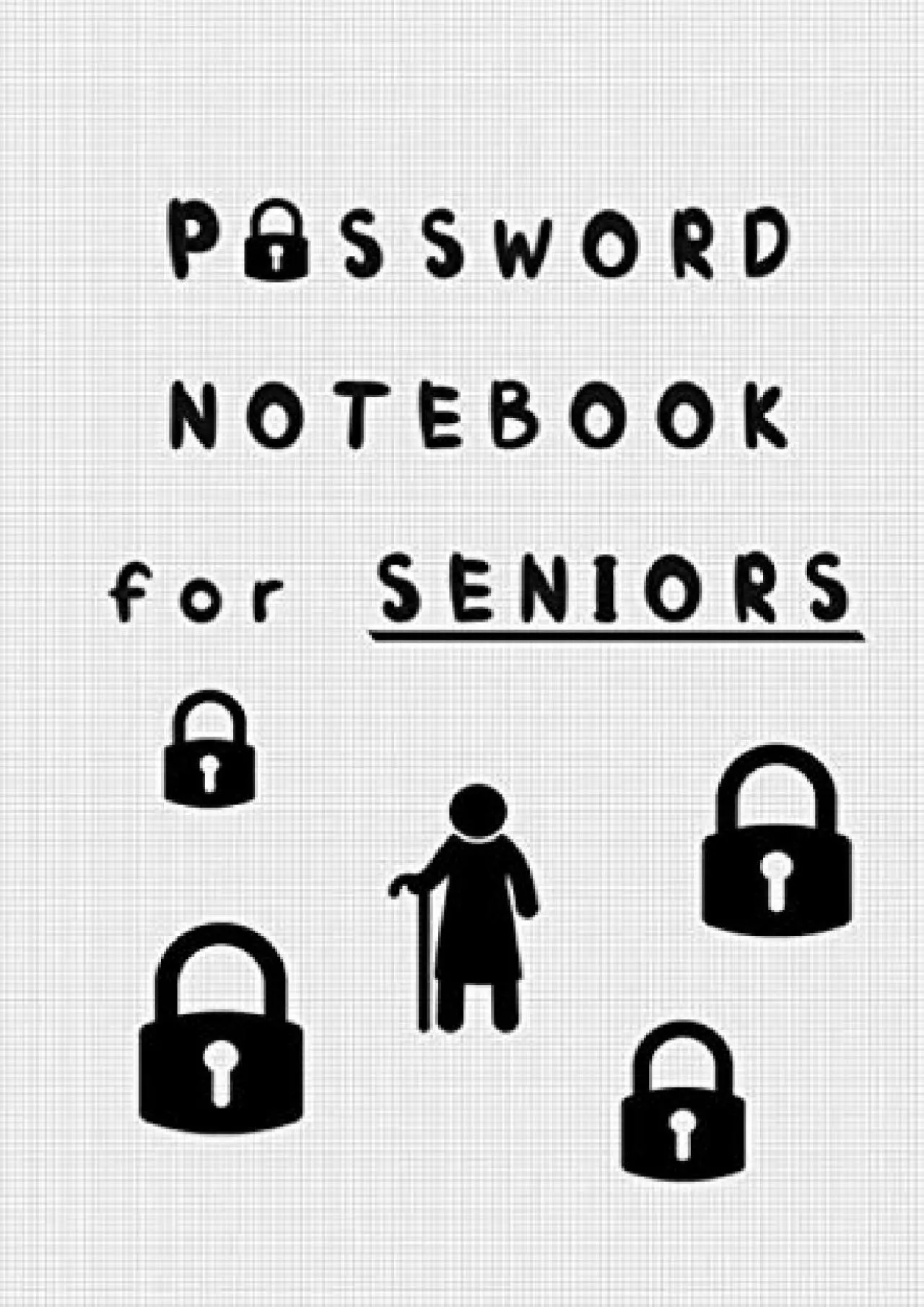 PDF-(READ)-Password Notebook for Seniors: Large Print Wide Rows | Ideal Funny Gift for Elderly