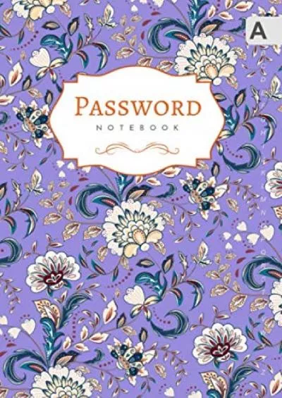 (READ)-Password Notebook: A5 Internet Login Journal Medium with Alphabetical Tabs | Provence