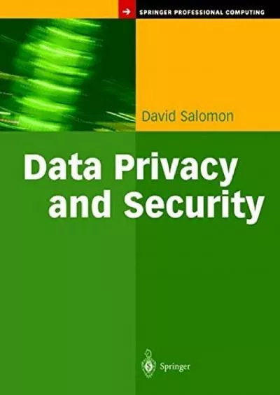 (EBOOK)-Data Privacy and Security (Springer Professional Computing)