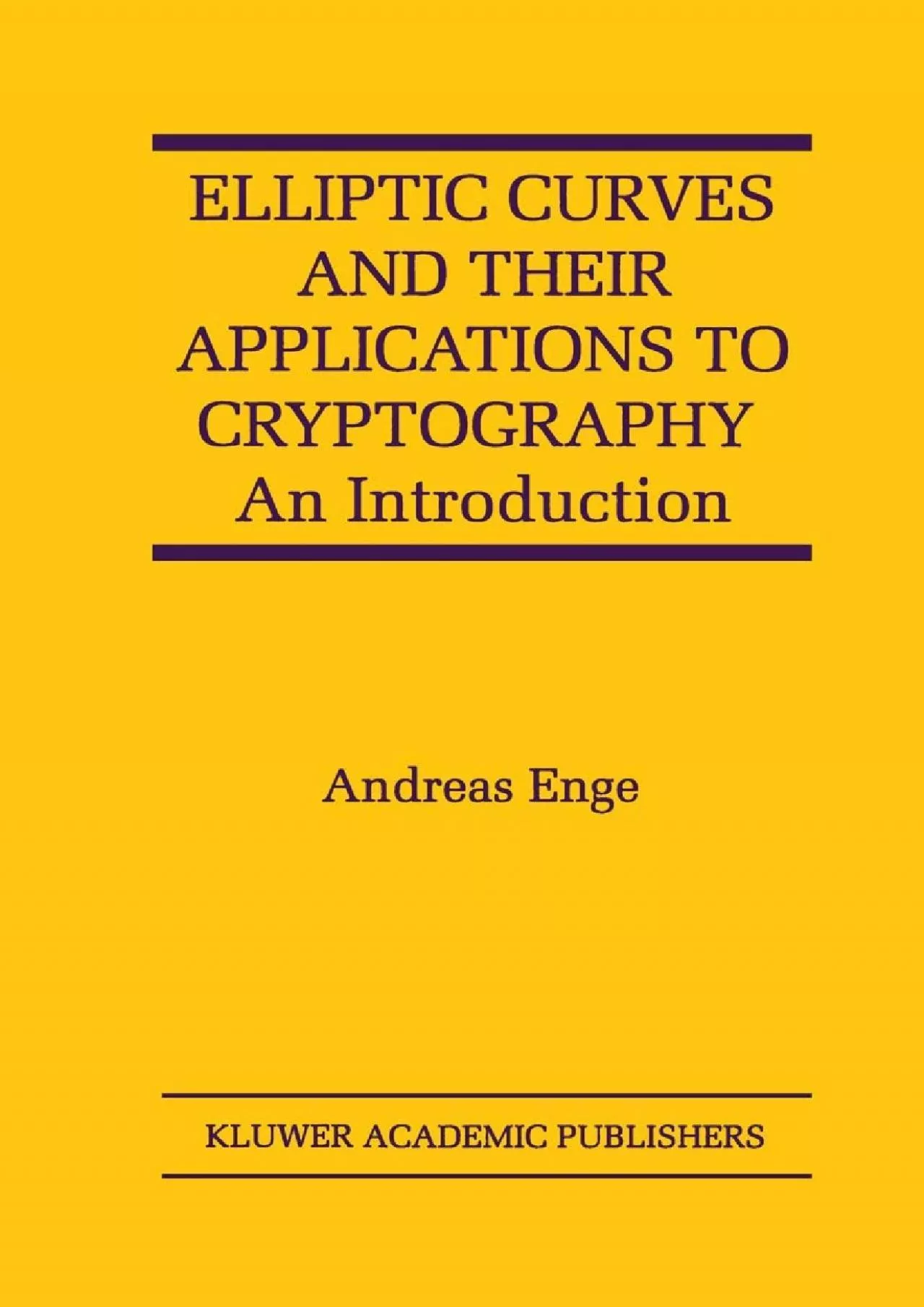 PDF-(EBOOK)-Elliptic Curves and Their Applications to Cryptography: An Introduction