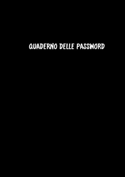 (BOOS)-Quaderno delle Password: Diario delle password alfabetico A6 per non dimenticare