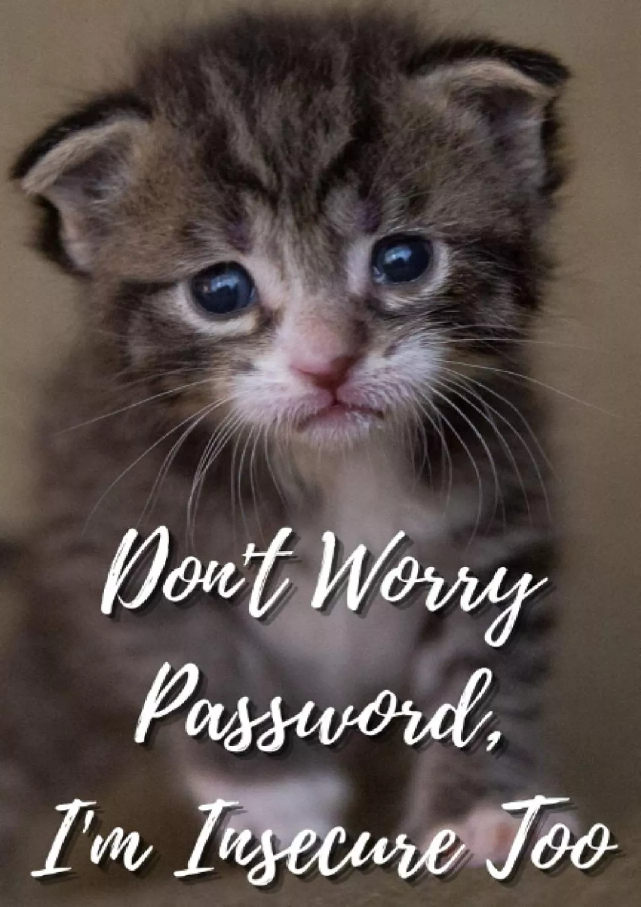 PDF-(READ)-Don\'t Worry Password, I\'m Insecure Too: Password Book with Alphabetical Tabs