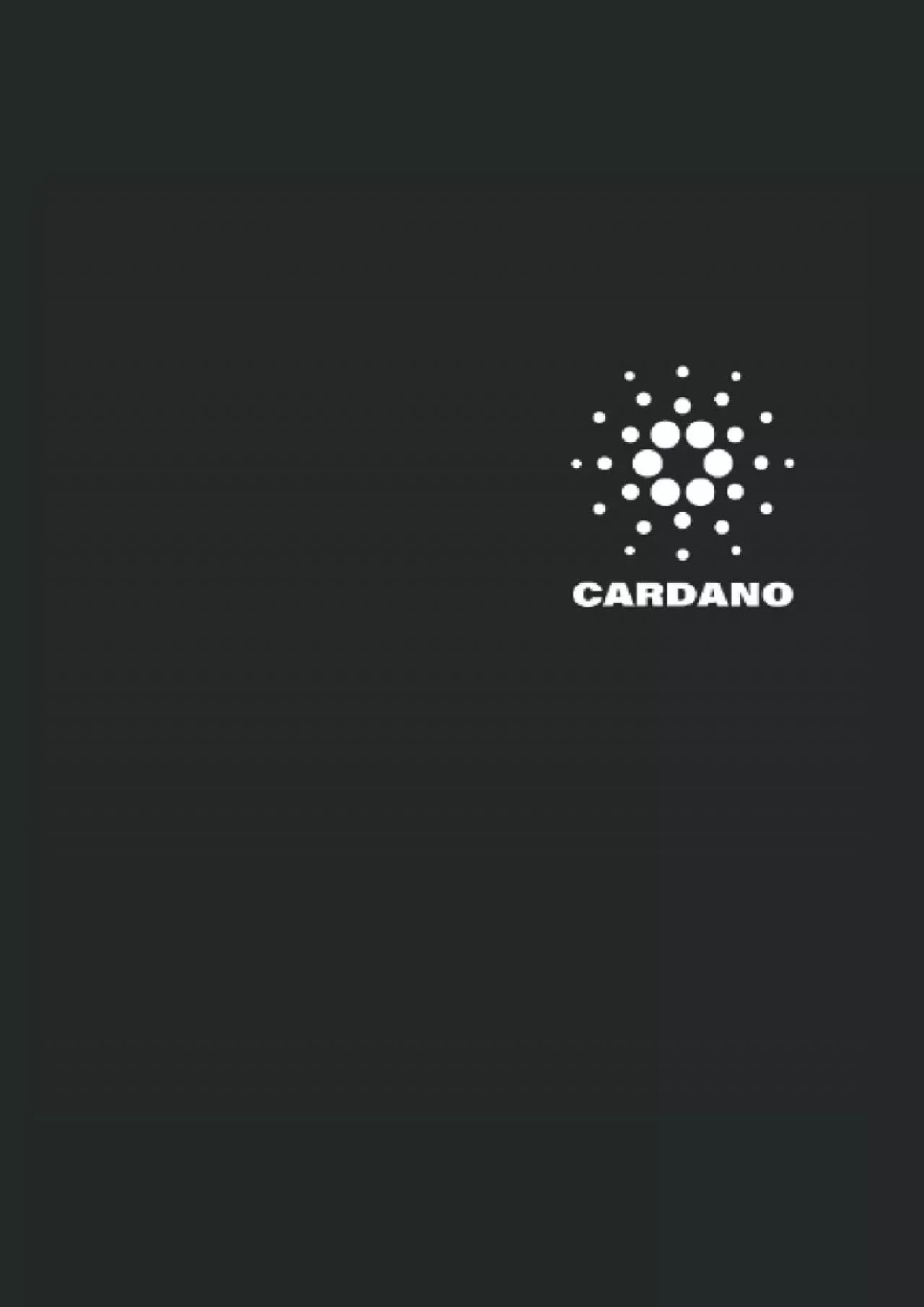 PDF-(BOOS)-Cardano Logo On Heart Minimalistische Kryptowährung: DIN A5 Kariert 120 Seiten