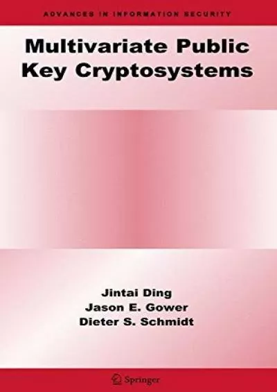 (BOOK)-Multivariate Public Key Cryptosystems (Advances in Information Security Book 25)