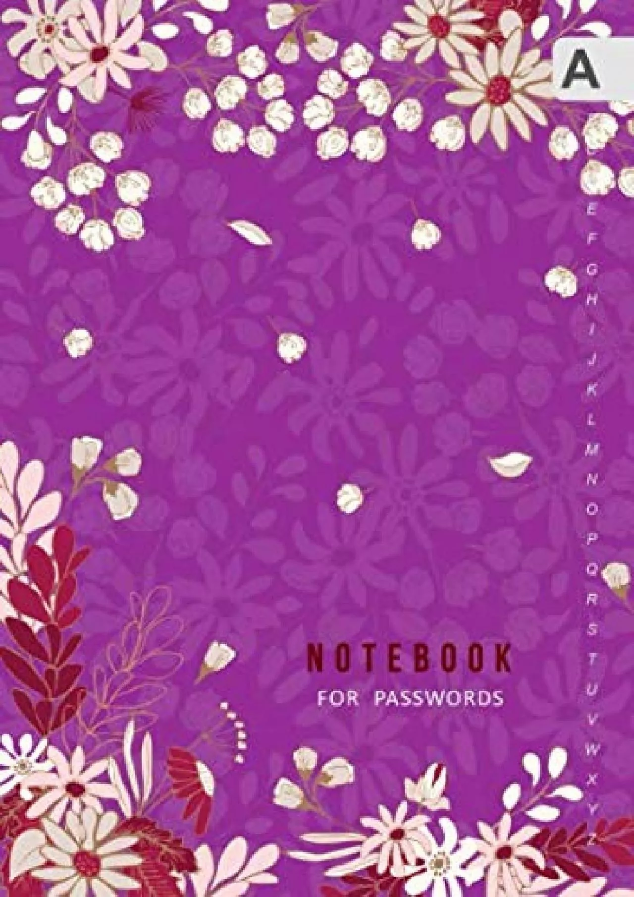 (EBOOK)-Notebook for Passwords: A5 Internet Logbook Journal Medium with Alphabetical Tabs