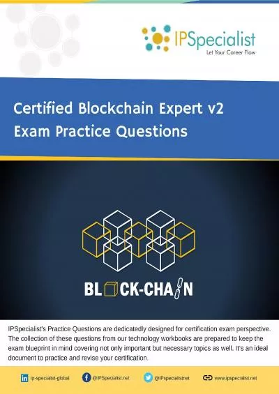 (EBOOK)-Certified Blockchain Expert v2 Exam Practice Questions