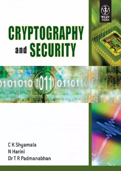 (DOWNLOAD)-Cryptography and Security