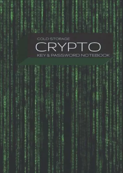 (BOOS)-Meta Green Paper Wallet - Crypto-Digital Asset - Key and Password Notebook: 6 x