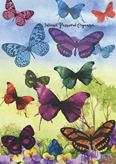 (EBOOK)-Internet Password Organizer: with Butterflies A Premium Password Booklet, Password