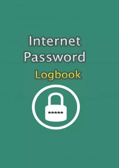 (DOWNLOAD)-Internet Password Logbook: Password book with alphabetical tabs, Password notebook,