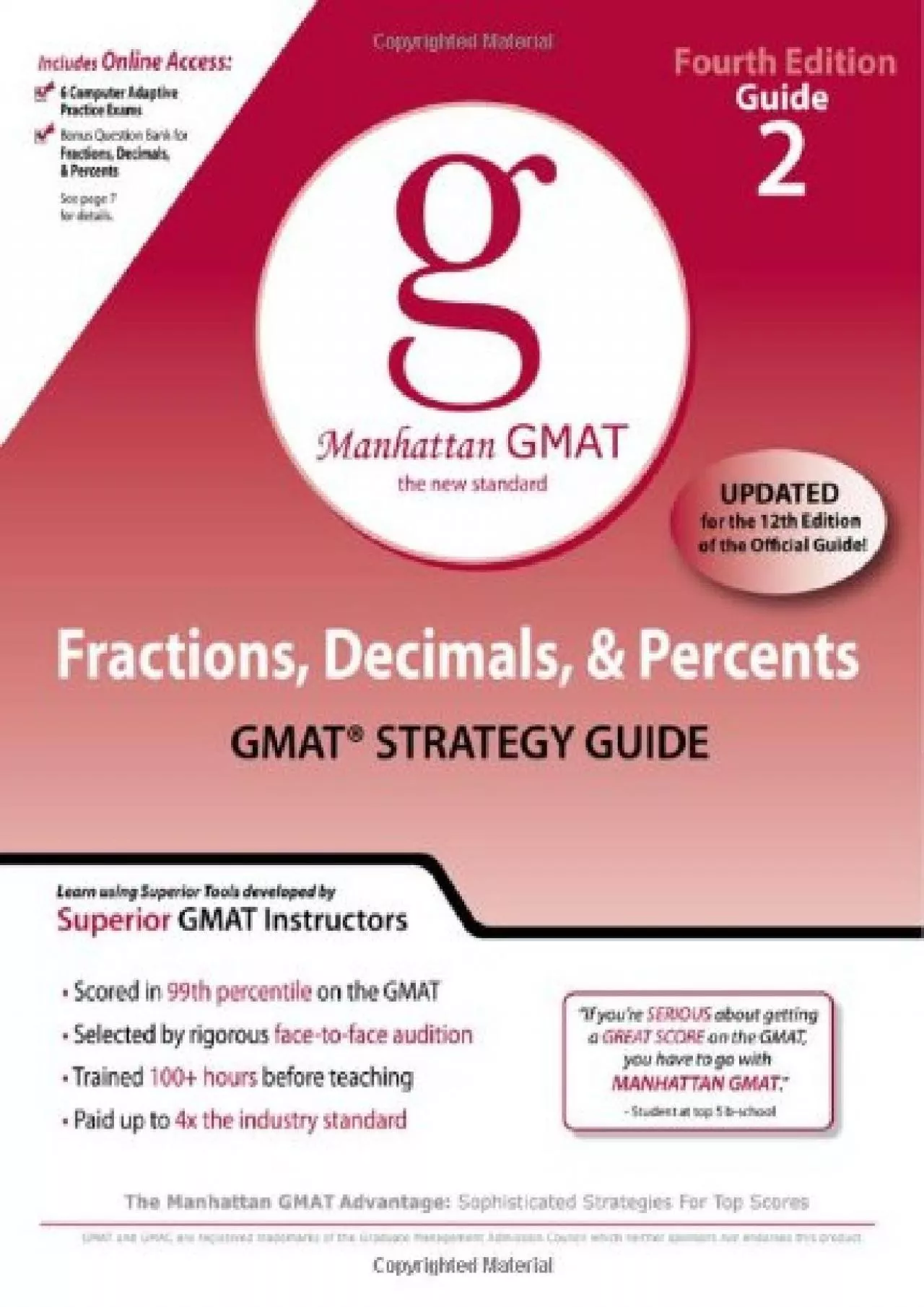 PDF-(DOWNLOAD)-Fractions, Decimals, Percents GMAT Preparation Guide, 4th Edition (Manhattan