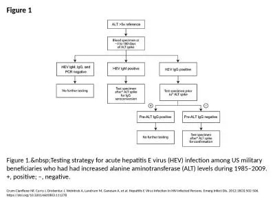 Figure 1 Figure 1.&nbsp;Testing strategy for acute hepatitis E virus (HEV) infection among US m