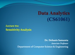 Data Analytics (CS61061)