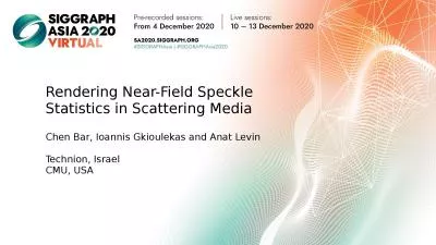 Rendering Near-Field Speckle Statistics in Scattering Media