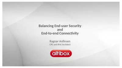 Balancing End-user  Security