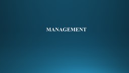 PPT-MANAGEMENT Pre-operative