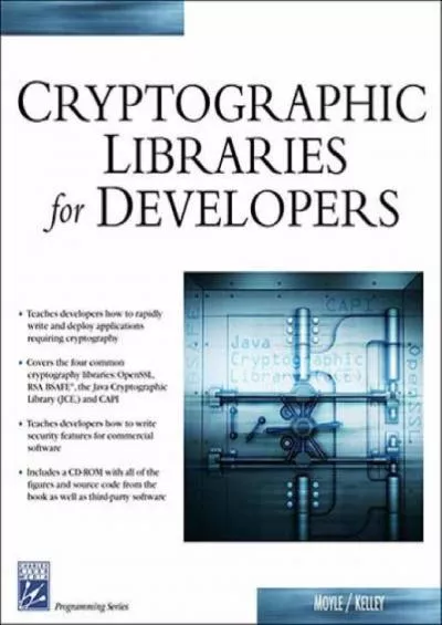 (BOOS)-Cryptographic Libraries for Developers (Programming Series)