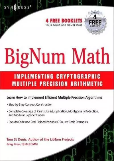 (BOOK)-BigNum Math: Implementing Cryptographic Multiple Precision Arithmetic