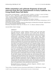 Halitecementationandcarbonatediagenesisofintra-saltreservoirsfromtheLa