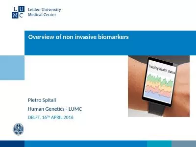 Overview of non invasive biomarkers