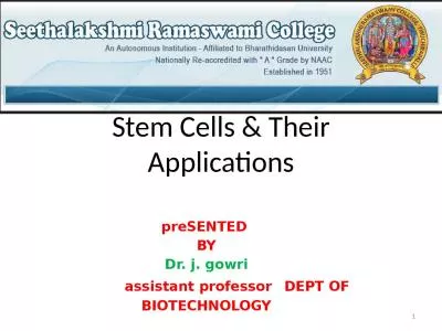 preSENTED   BY Dr. j.  gowri