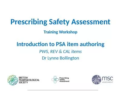 Prescribing Safety Assessment