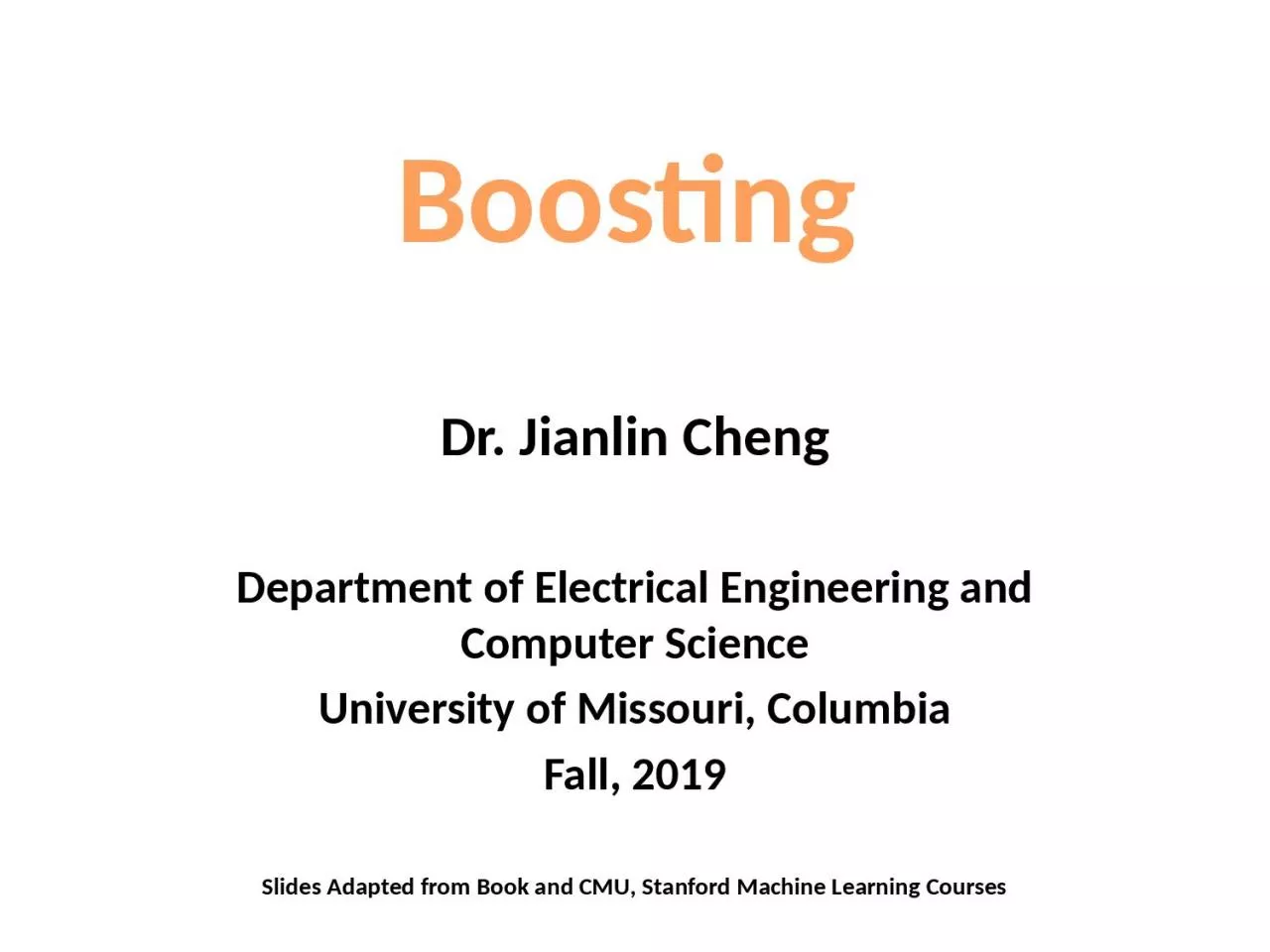 PPT-Boosting Dr. Jianlin Cheng