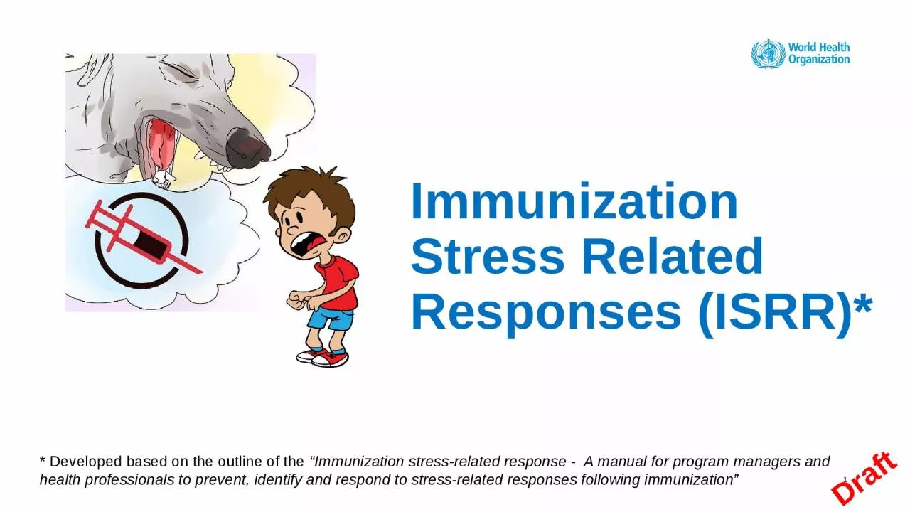 PPT-Immunization Stress Related Responses (ISRR)*